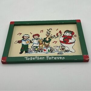 RARE! SNOWDEN & FRIENDS RAGGEDY ANN & ANDY 1998 "TOGETHER FOREVER" PICTURE NEW